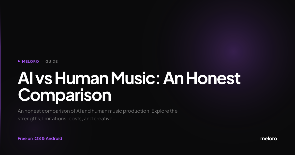 Human Musical AI vs Human Music Production | Meloro